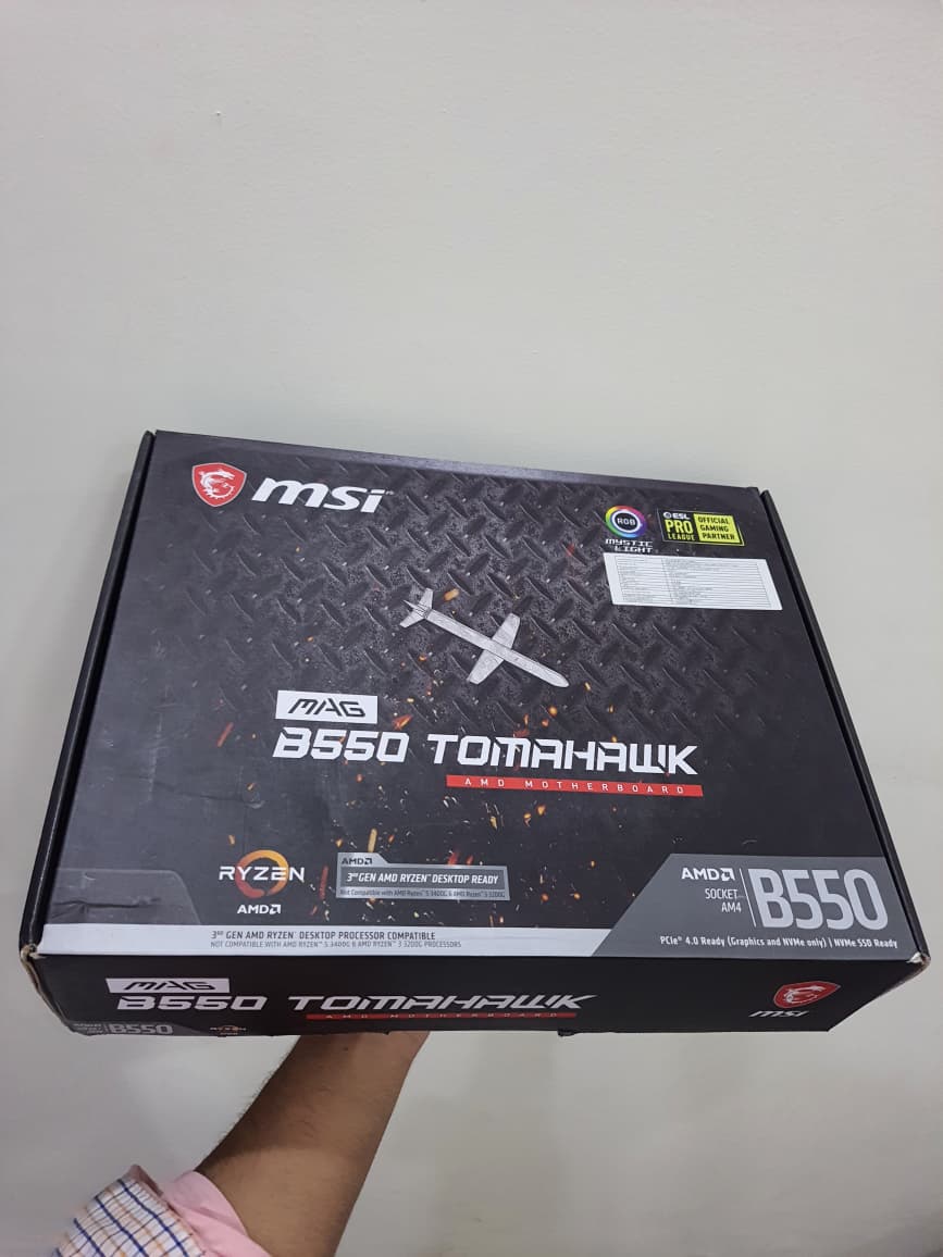 AMD Ryzen 7 3700X 8 Core 16 Threads + MSI B550 MORTAR + XPG 16GB D60G RGB (Processor+Motherboard+Ram) Used Combo