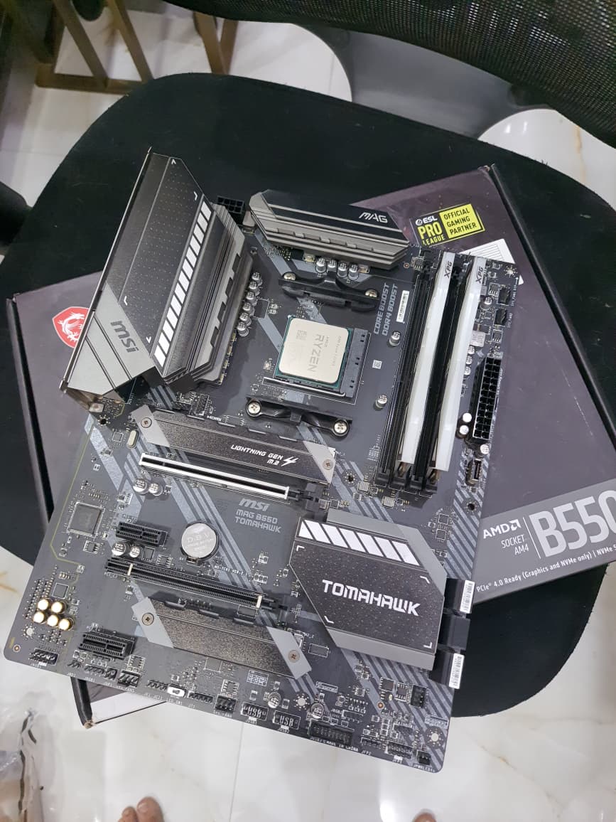 AMD Ryzen 7 3700X 8 Core 16 Threads + MSI B550 MORTAR + XPG 16GB D60G RGB (Processor+Motherboard+Ram) Used Combo