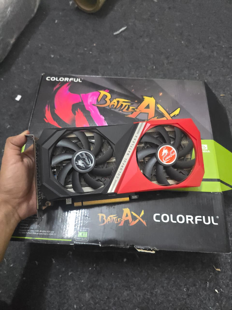 COLORFUL RTX 3060 NB Battle AX Duo 12GB Used GPU