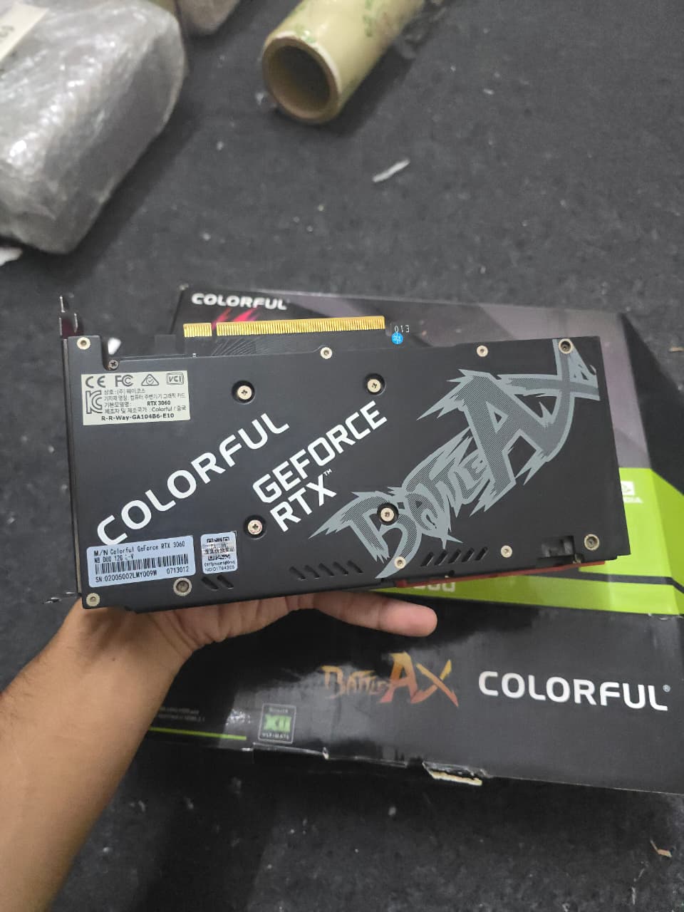 COLORFUL RTX 3060 NB Battle AX Duo 12GB Used GPU
