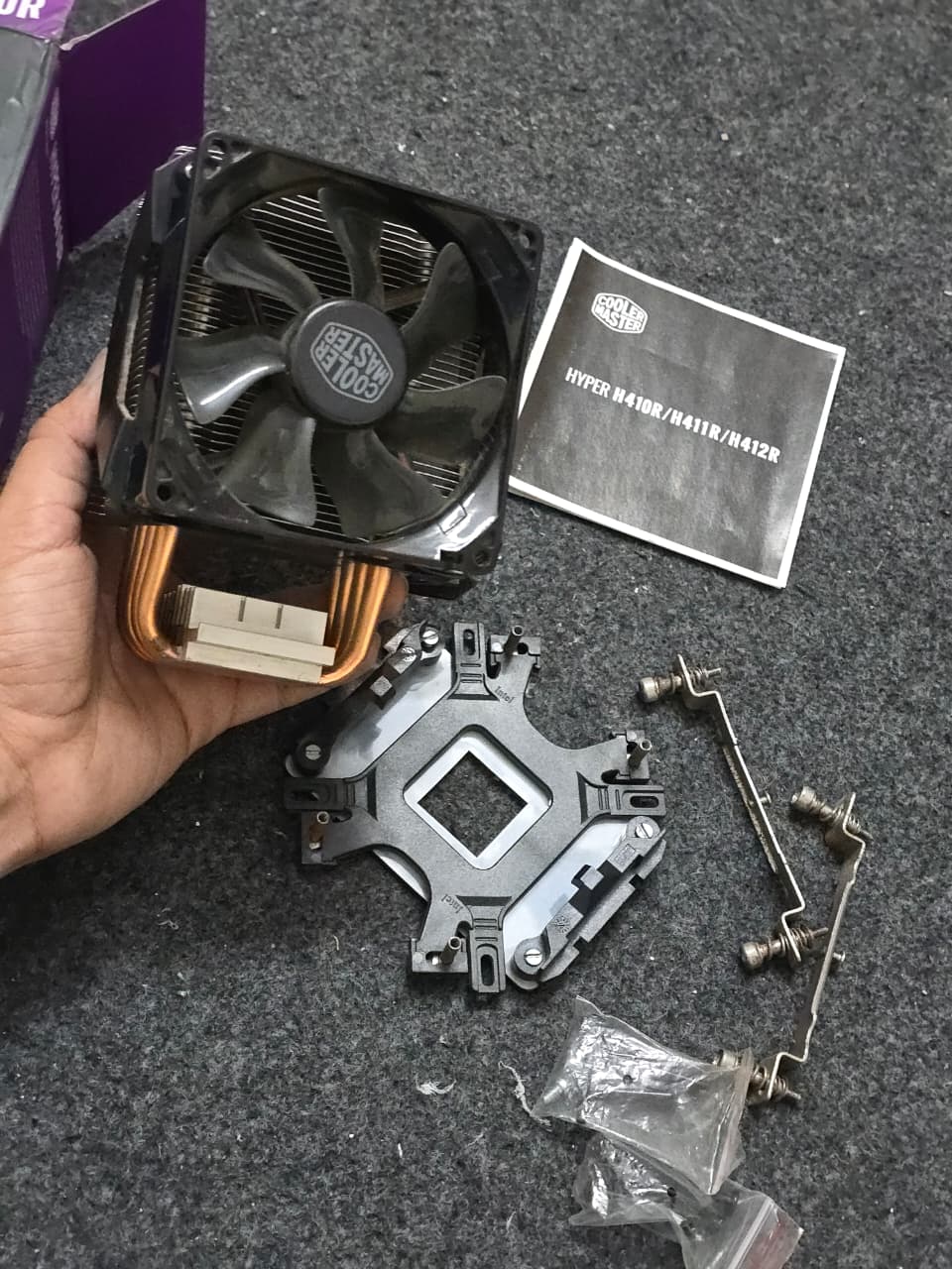 Cooler Master Hyper 410R Red Fan Used CPU Cooler
