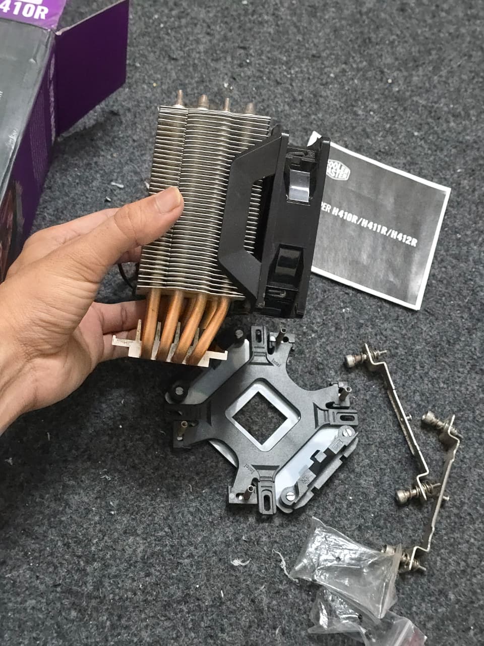 Cooler Master Hyper 410R Red Fan Used CPU Cooler