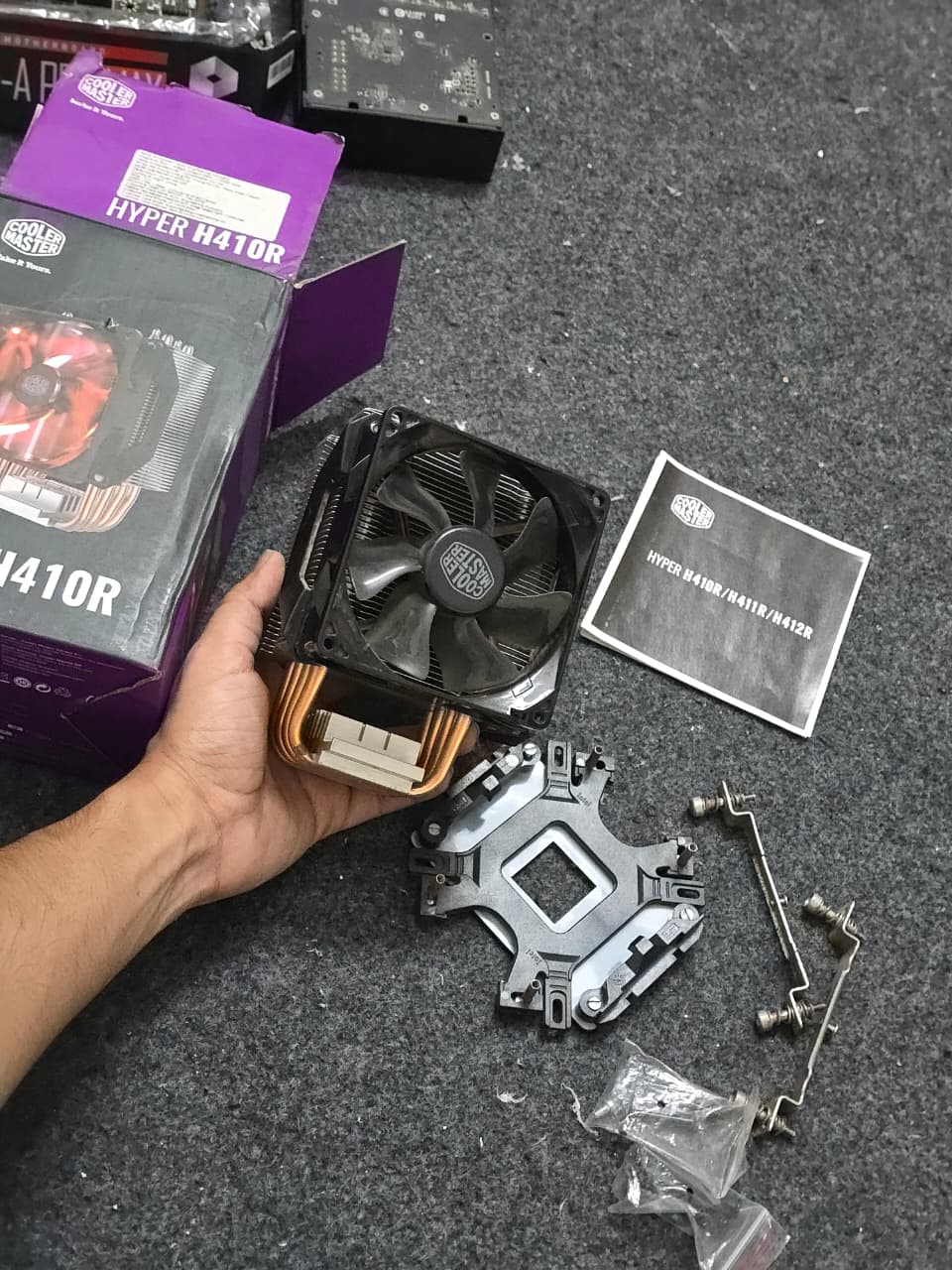 Cooler Master Hyper 410R Red Fan Used CPU Cooler