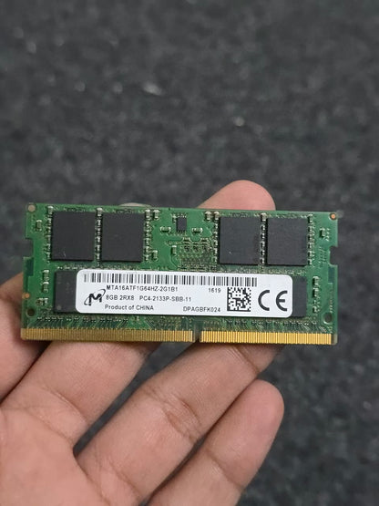 Micron 8GB DDR4 2133MHZ SODIMM Used Laptop RAM