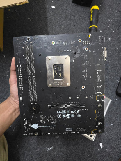 Intel Core i5 12400F + MSI Pro B760M E DDR4 (Processor + Motherboard) Used combo