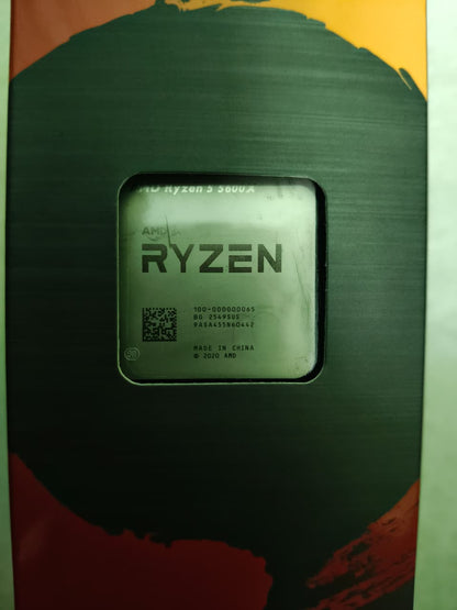 AMD Ryzen 5 5600X 4.6 GHz AM4 Socket 6 Cores 12 Threads Used CPU