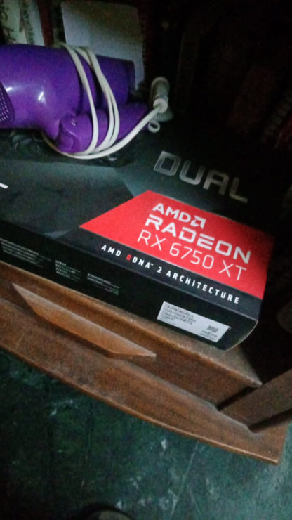 ASUS Dual AMD Radeon RX 6750 XT 12GB Used GPU