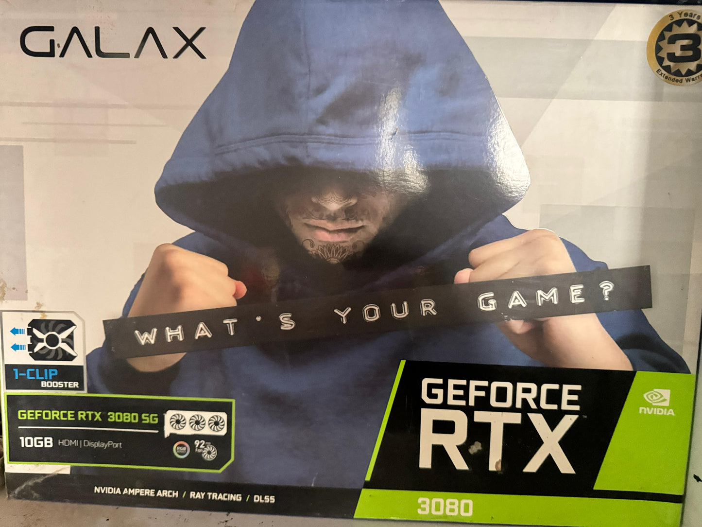 Galax GeForce RTX 3080 SG (1-Click OC) 10GB Used GPU