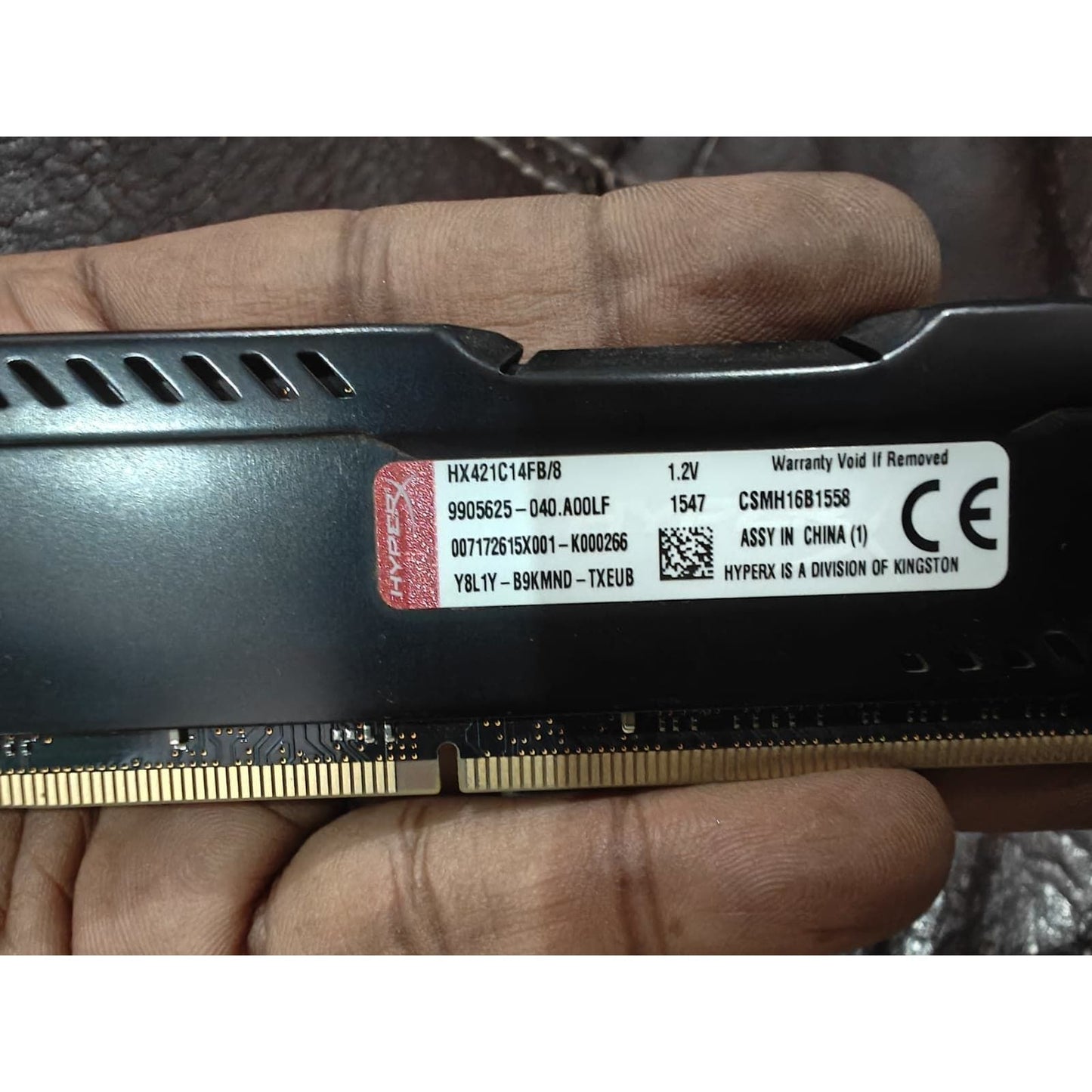 Kingston HyperX DDR4 32GB (8gbx4) 2133MHz Used RAM