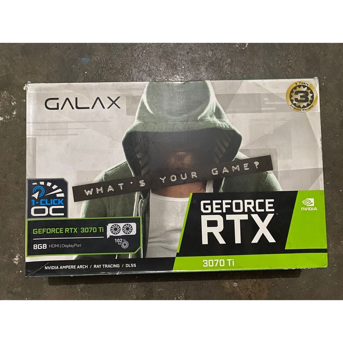 Galax GeForce RTX 3070 Ti 1-Click OC 8GB Used GPU