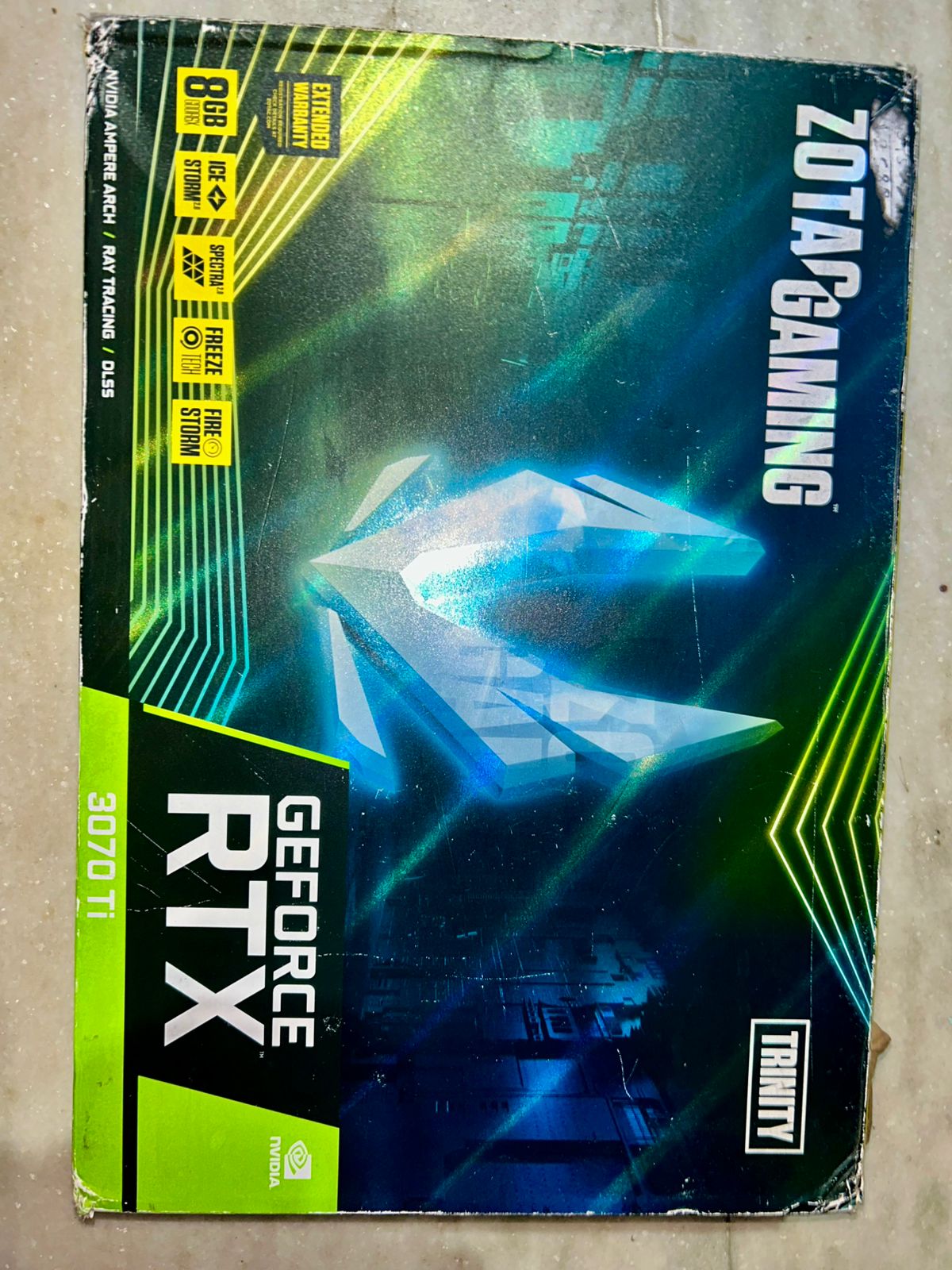 Zotac Gaming GeForce RTX 3070 Ti Trinity Black 8GB Used GPU
