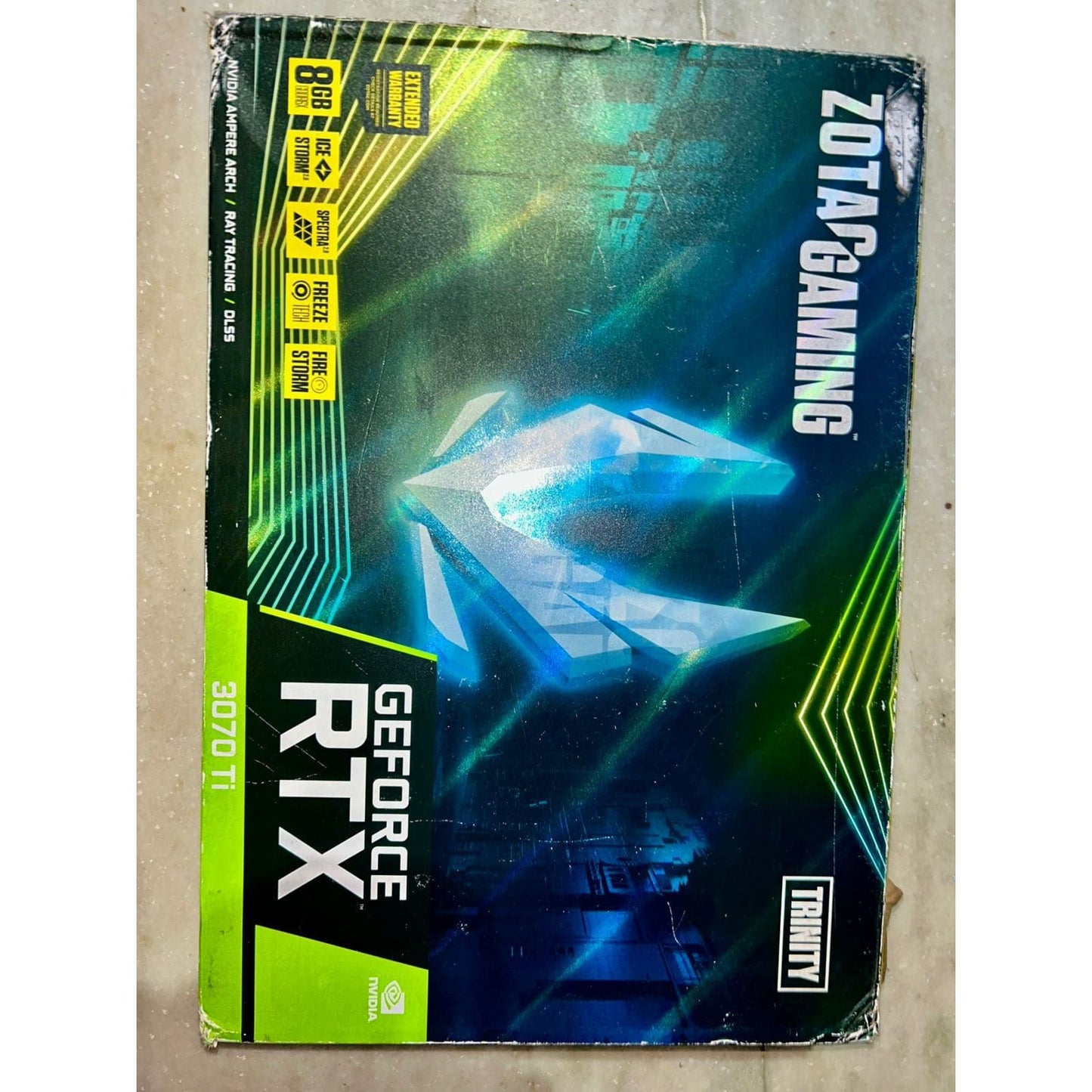 Zotac Gaming GeForce RTX 3070 Ti Trinity Black 8GB Used GPU
