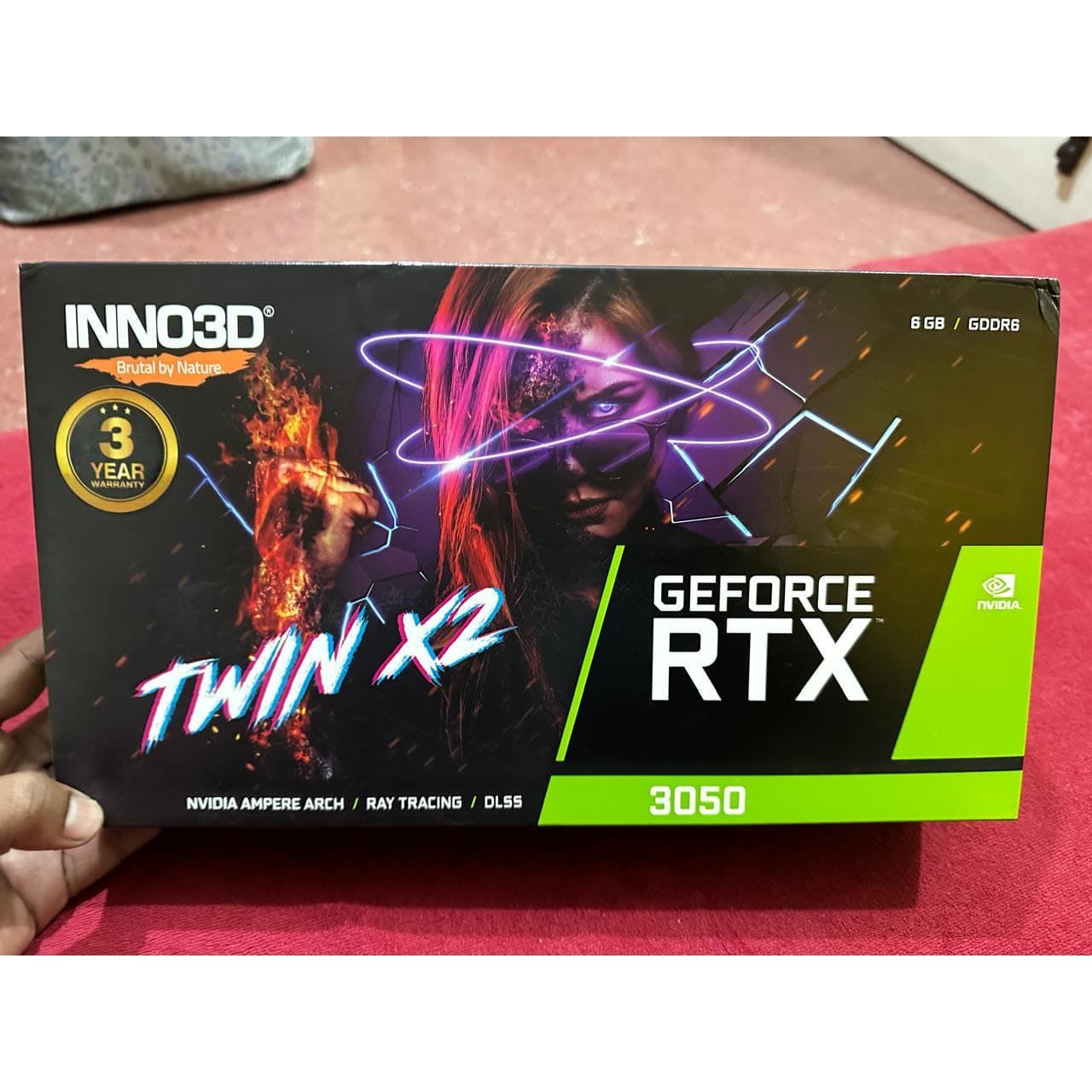 INNO3D Nvidia Geforce RTX 3050 6Gb Twin X2 Used GPU