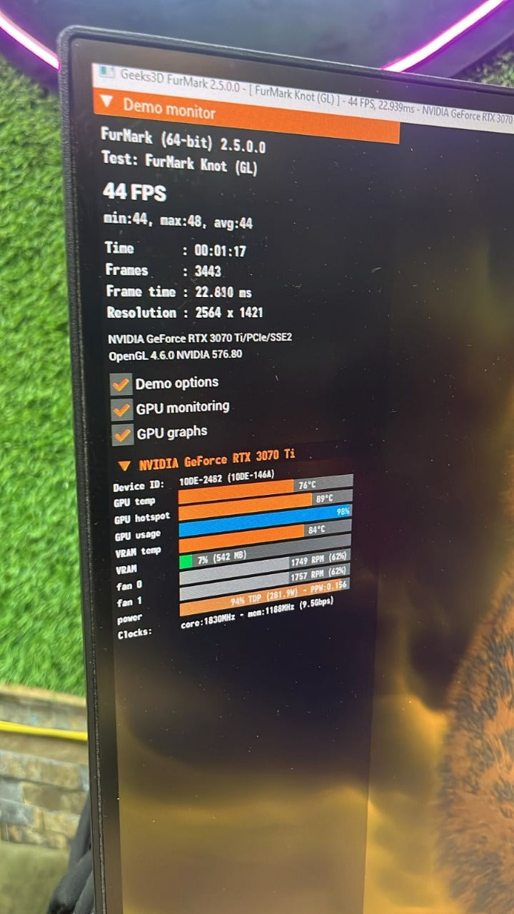 Galax GeForce RTX 3070 Ti 1-Click OC 8GB Used GPU