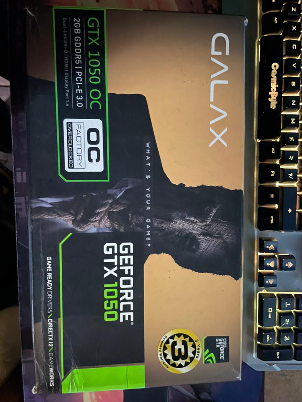 GALAX GeForce GTX 1050 OC 2GB Used GPU