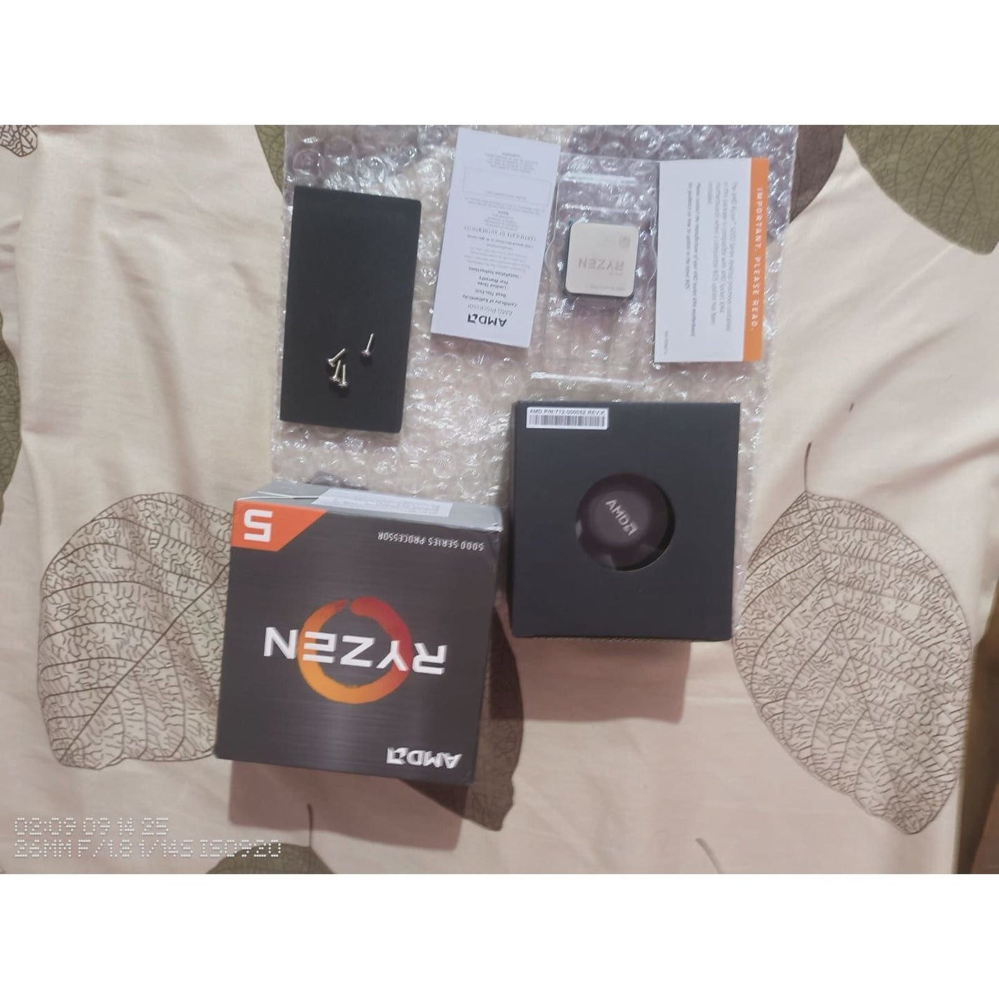 AMD Ryzen 5 5500 6 cores 12 Threads 19 MB Cache 3.6 GHz Upto 4.2 GHz AM4 Used CPU