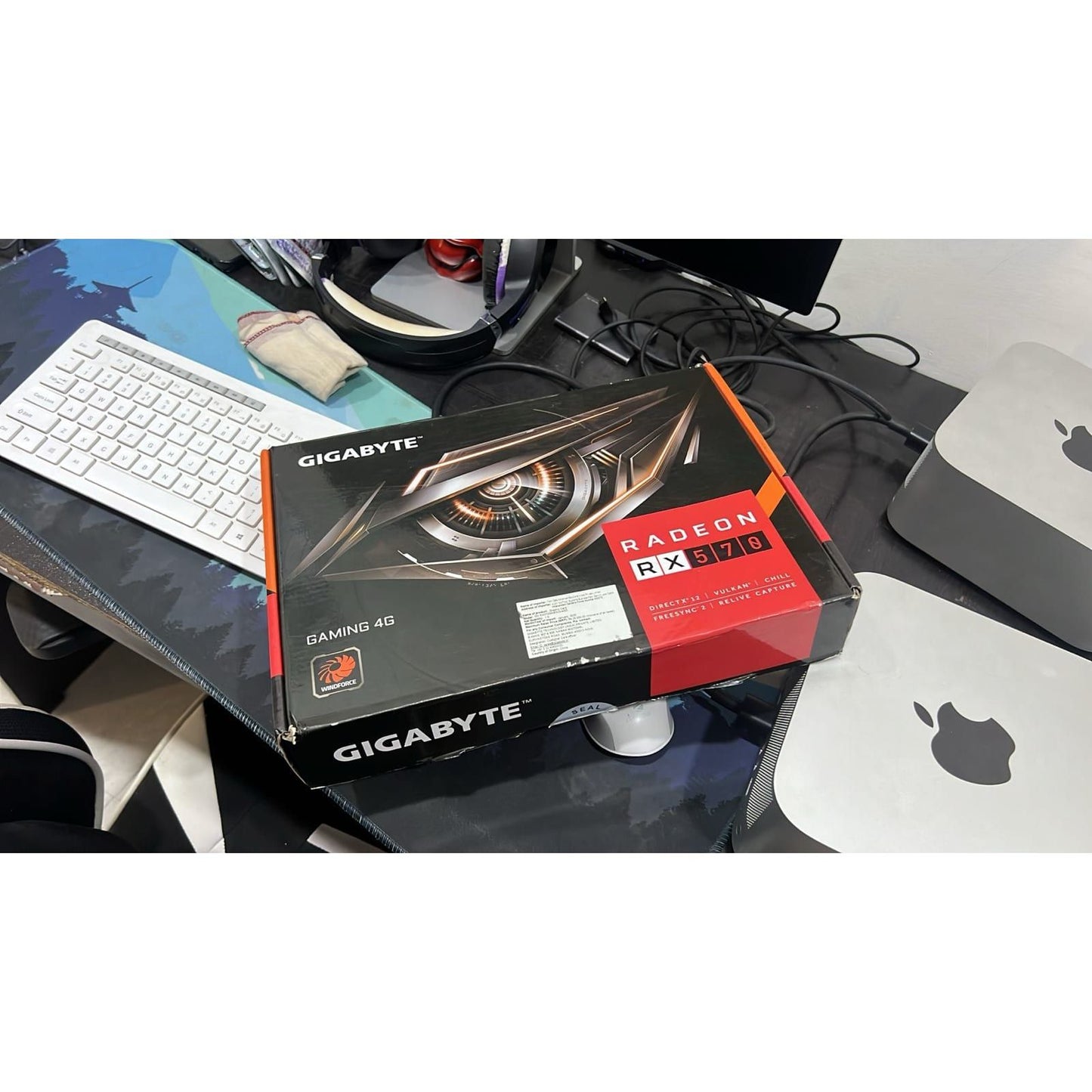 GIGABYTE RX 570 Gaming 2X Windforce Fans 4GB Used GPU