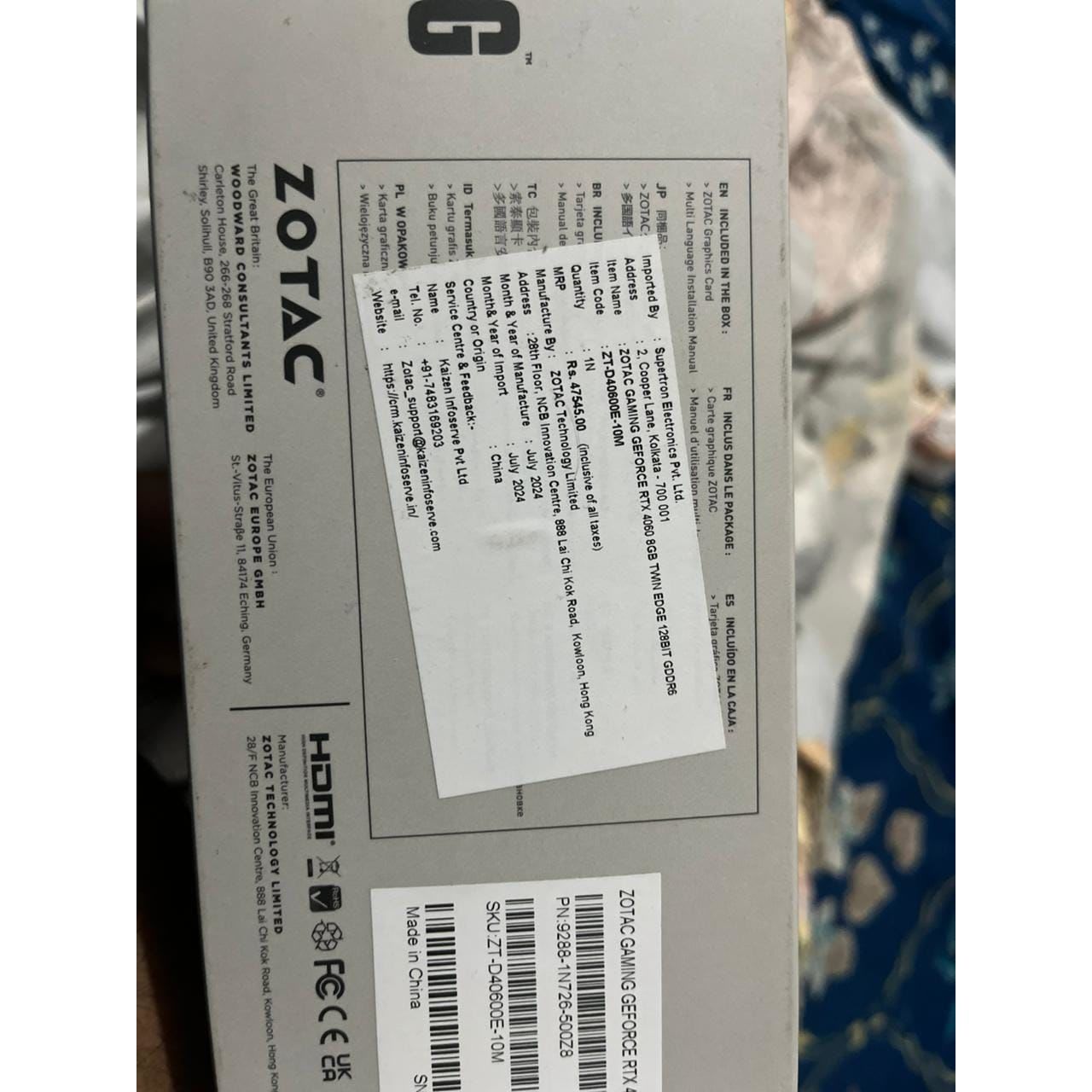 ZOTAC GAMING RTX 4060 8GB Twin Edge Used GPU - Computify.in
