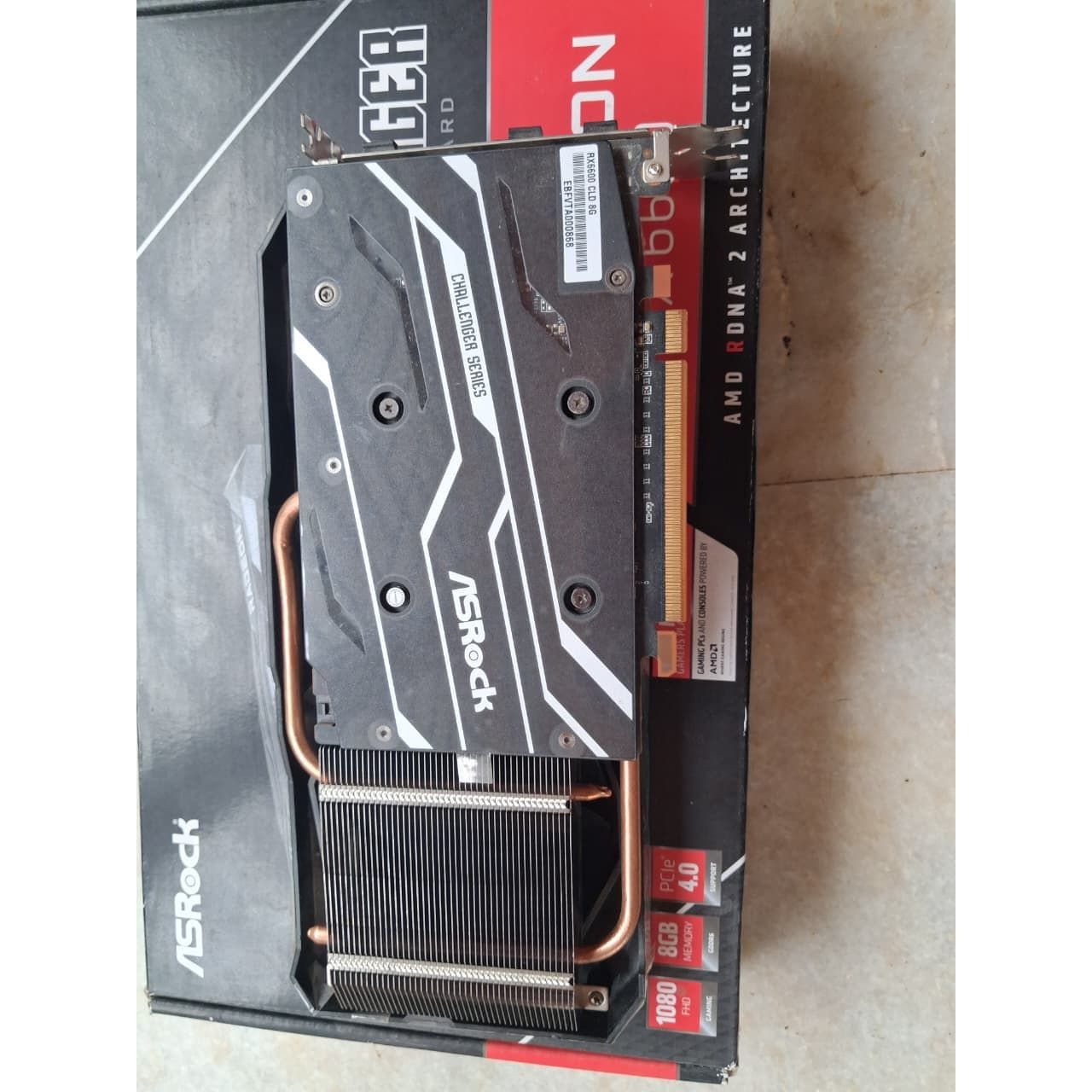 ASRock AMD Radeon Rx 6600 Challenger D 8GB Used GPU