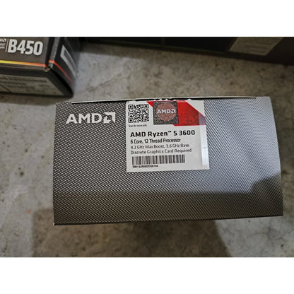 AMD Ryzen 5 3600 + Asrock B450M-Steel legend RGB DDR4  (Processor+Motherboard) COMBO Used - Computify.in