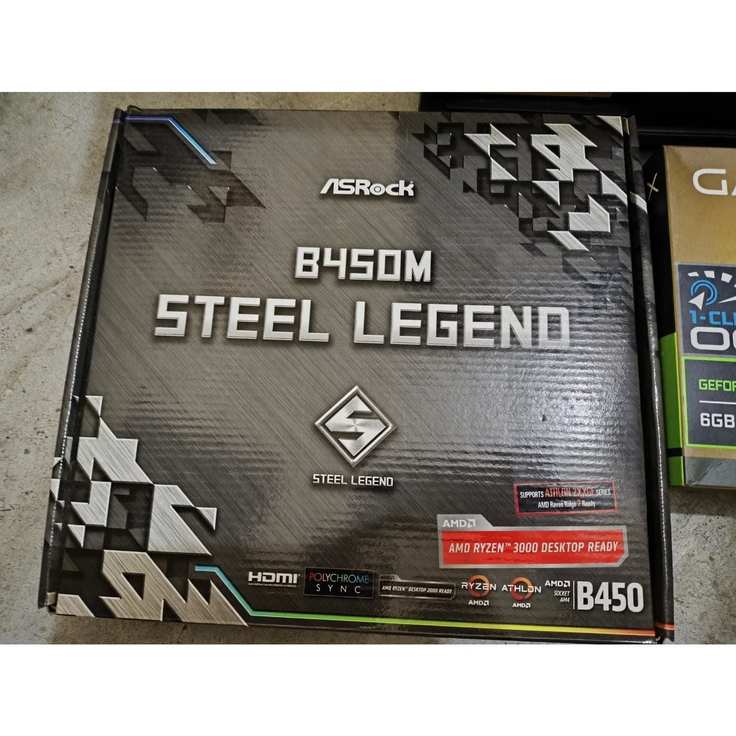 AMD Ryzen 5 3600 + Asrock B450M-Steel legend RGB DDR4  (Processor+Motherboard) COMBO Used - Computify.in