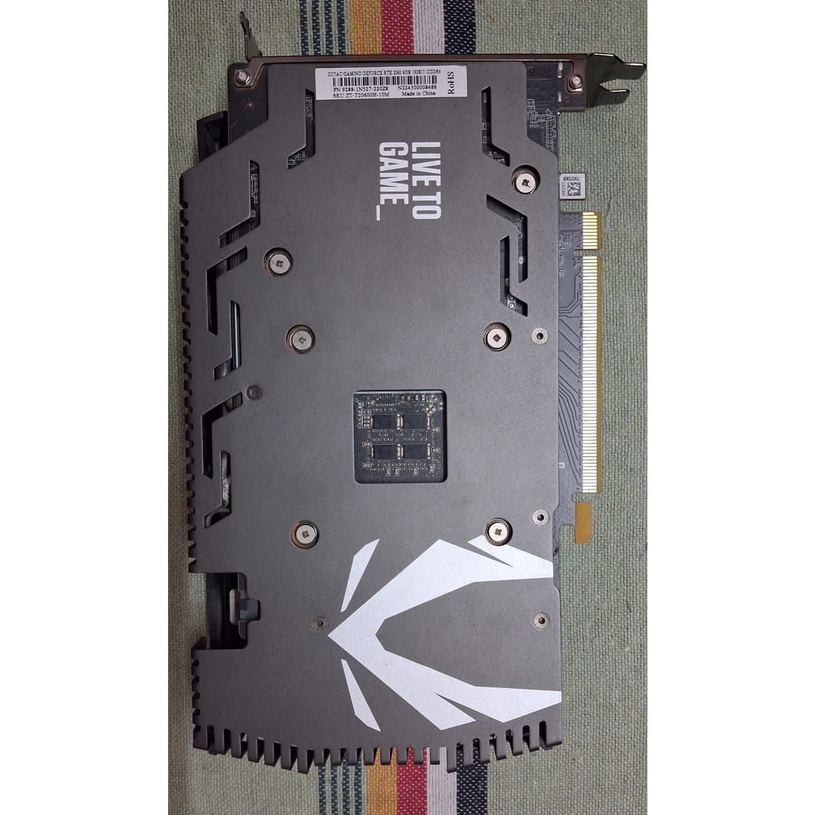 ZOTAC GAMING GeForce RTX 2060 6GB Used GPU - Computify.in