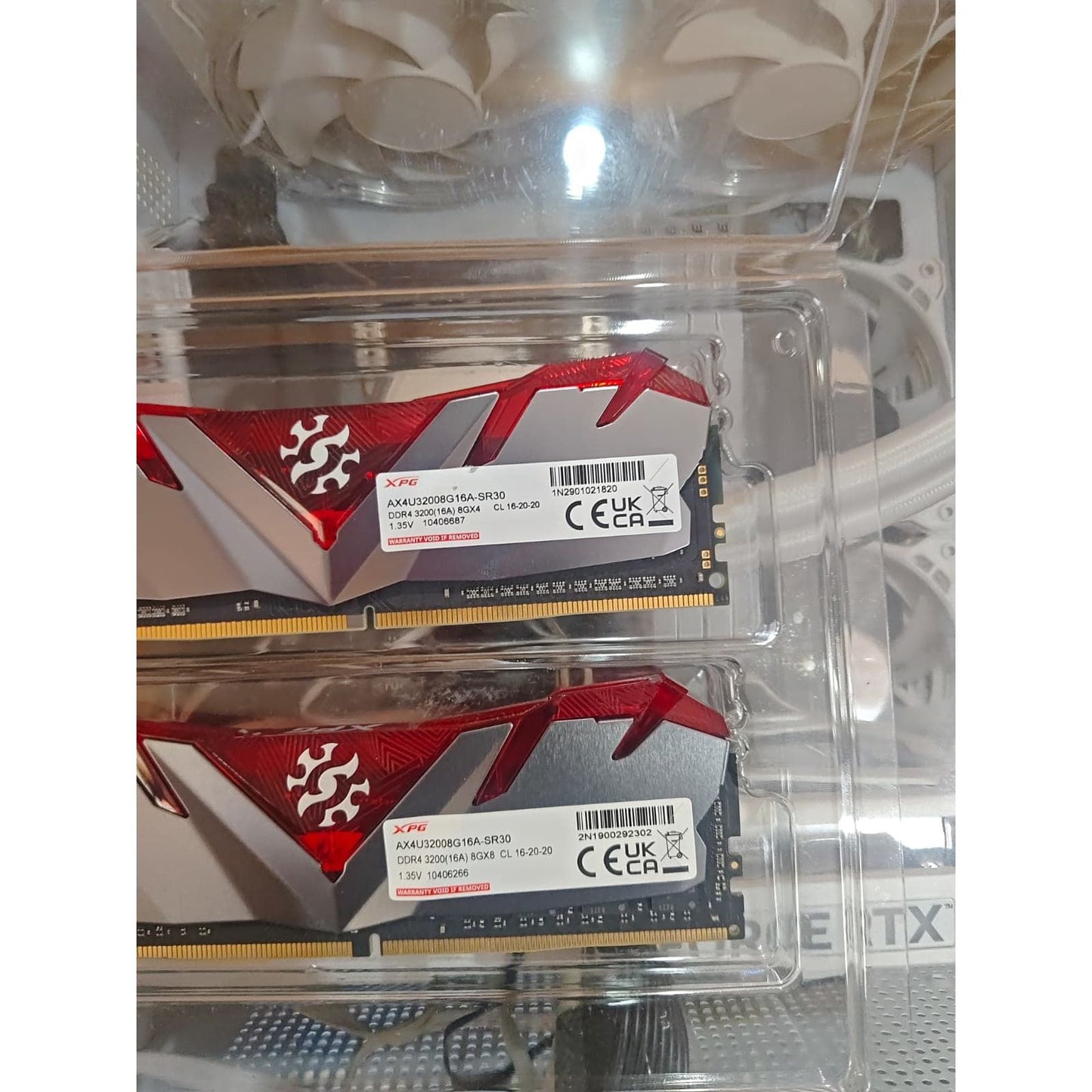 XPG ADATA GAMMIX D30 16GB (8x2) DDR4 3200MHZ Used RAM