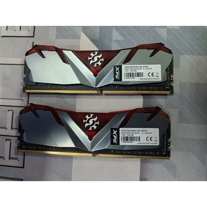 XPG ADATA GAMMIX D30 16GB (8x2) DDR4 3000MHZ Used RAM