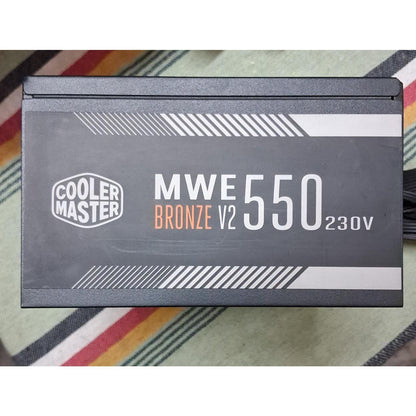 Cooler Master MWE 550 80 Plus Bronze Certified 550 Watts Used PSU