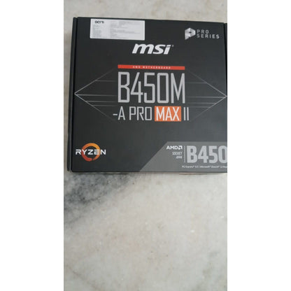 MSI B450M-A PRO MAX II Micro-ATX, AM4 DDR4 Used Motherboard
