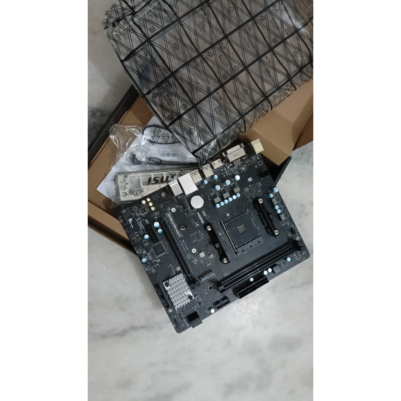 MSI B450M-A PRO MAX II Micro-ATX, AM4 DDR4 Used Motherboard - Computify.in