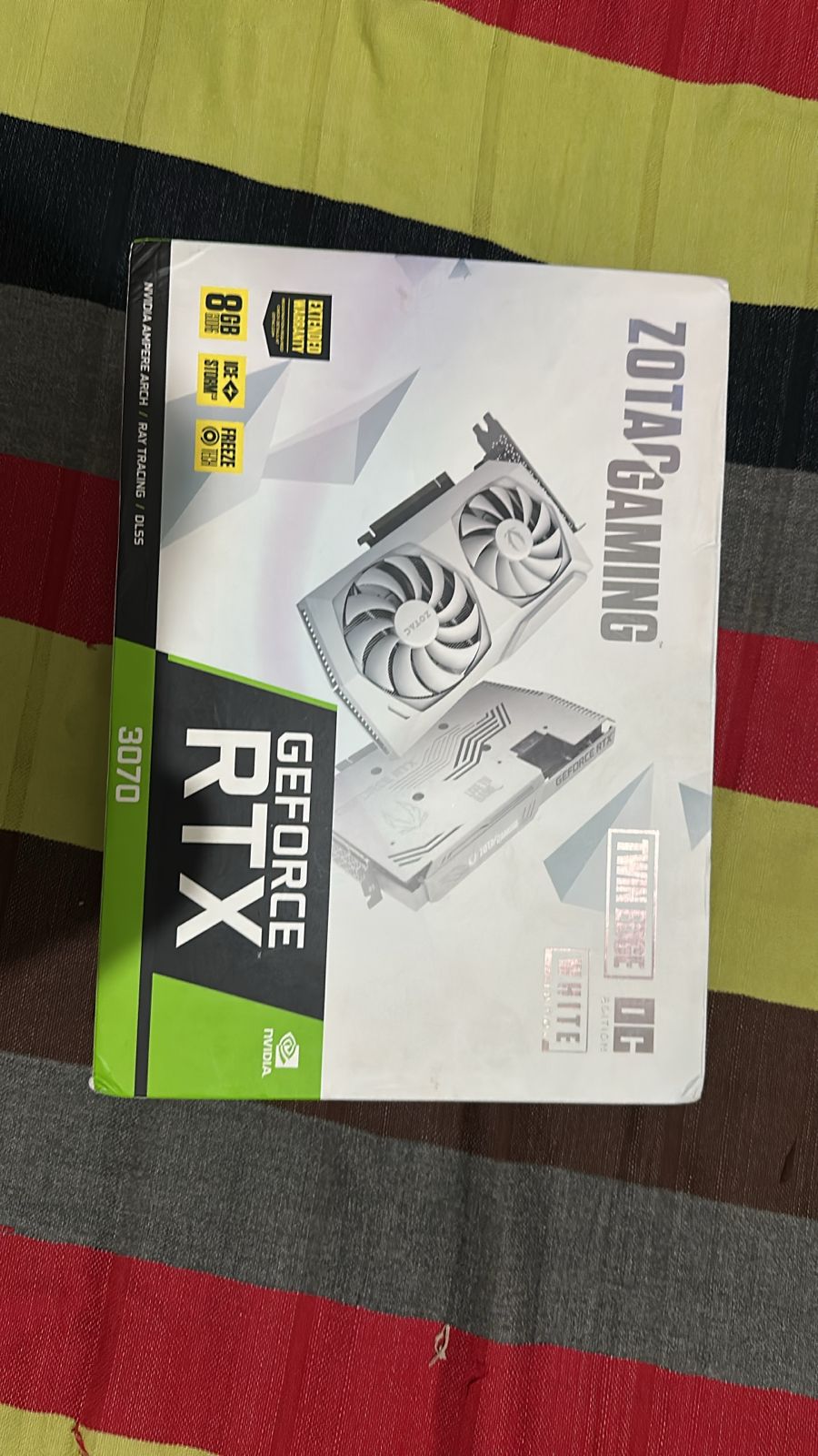 ZOTAC GAMING RTX 3070 Twin Edge OC White Edition 8GB Used GPU