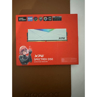 Adata XPG Spectrix D50 16GB (8GBX2) DDR4 3200MHz RGB White Used RAM