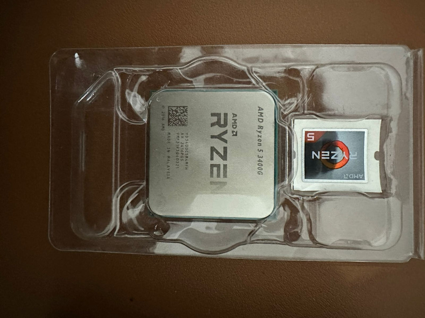 AMD RYZEN 5 3400G 4 Core, 4.2 GHZ + MSI B450M-A PRO MAX II AM4 DDR4 (Processor+Motherboard) Used COMBO