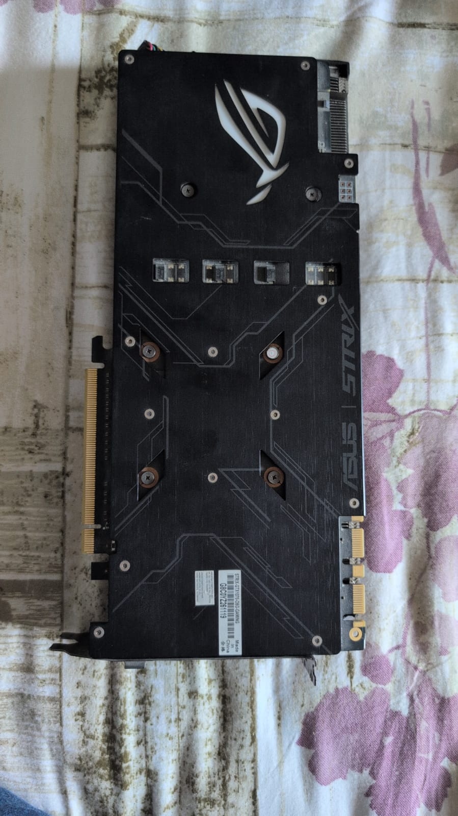 ASUS GeForce Rog Strix GTX 1070 Triple Fans 8GB Used GPU