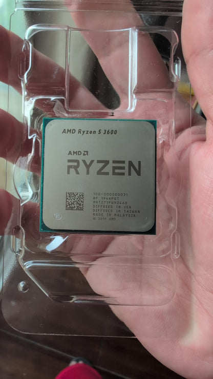 AMD Ryzen 5 3600 Desktop Processor 6 Cores 12 Threads up to 4.2 GHz 35MB Cache AM4 Used CPU