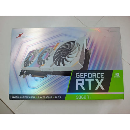 COLORFUL iGame GeForce RTX 3060 Ti Ultra W OC Triple Fan 8GB Used GPU