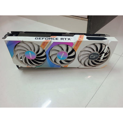 COLORFUL iGame GeForce RTX 3060 Ti Ultra W OC Triple Fan 8GB Used GPU