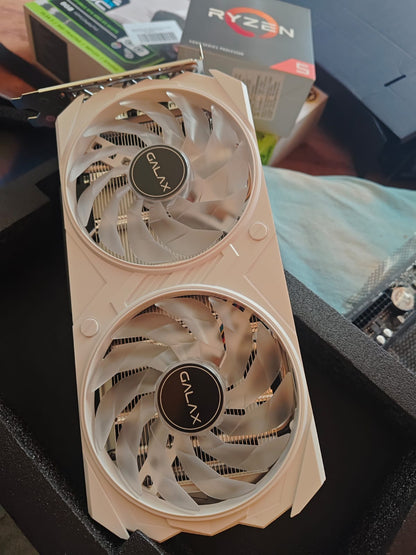 GALAX GeForce RTX 4060 EX White 1-Click OC 8GB Used GPU