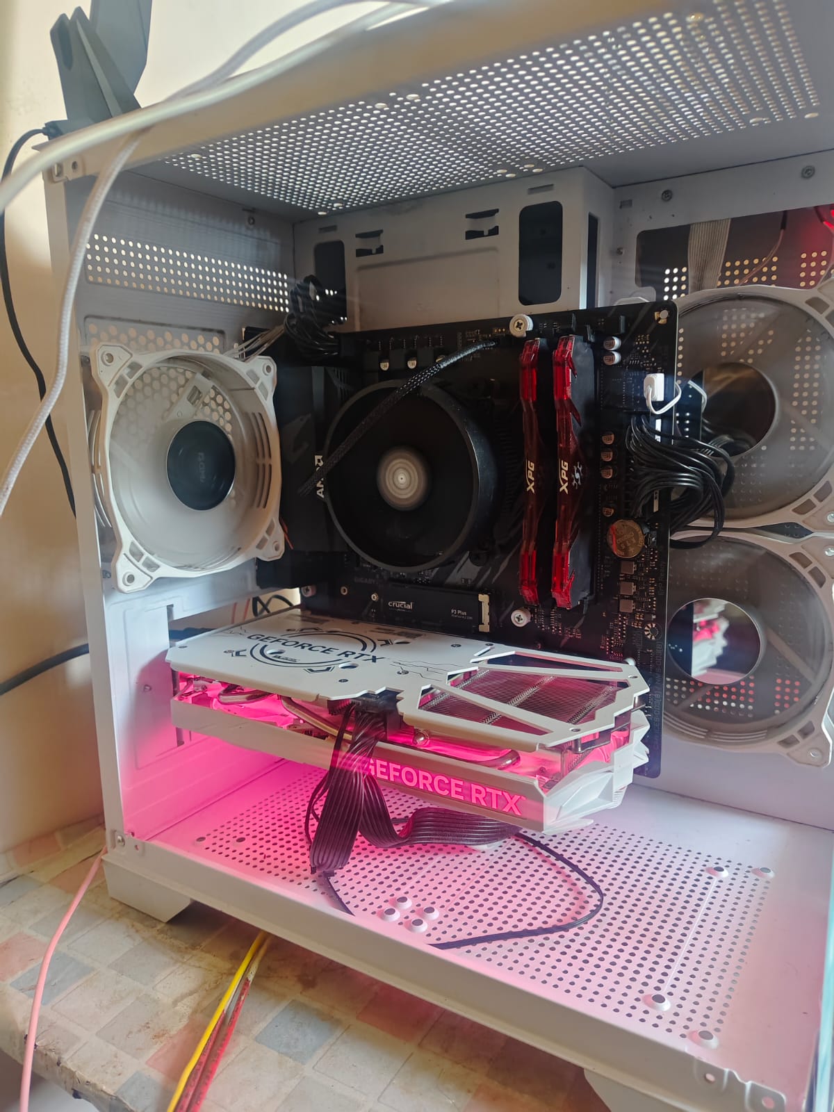 GALAX GeForce RTX 4060 EX White 1-Click OC 8GB Used GPU