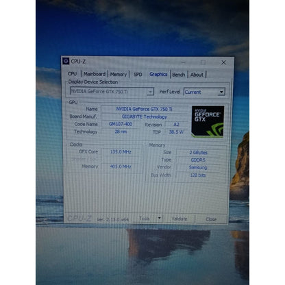 Gigabyte GTX 750 Ti GDDR5 2GB  Used GPU
