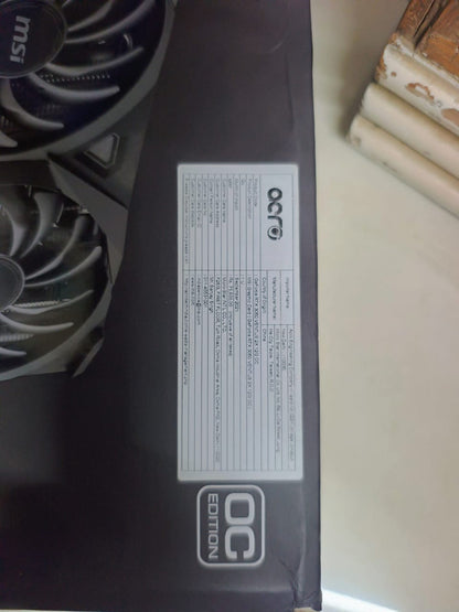 MSI GeForce RTX 3060 Ventus 2X 12GB OC Used GPU