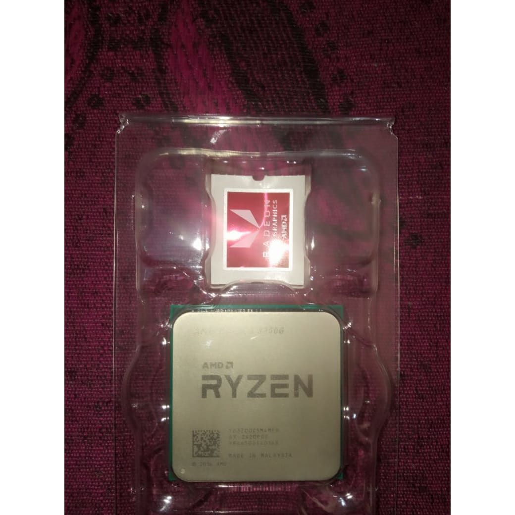 AMD Ryzen 3 3200G 4 Cores 4 Threads up to 4GHz Used CPU