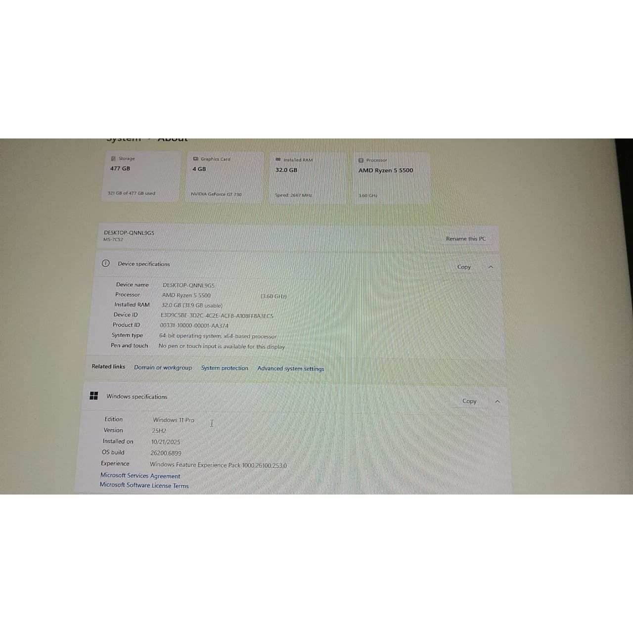 AMD Ryzen 5 5500 + MSI B450M-A PRO MAX II DDR4  (Processor+Motherboard) COMBO Used - Computify.in