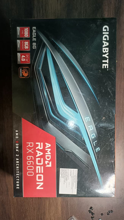 GIGABYTE Radeon RX 6600 Eagle Triple Fan 8GB Used GPU