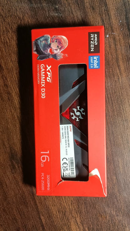 XPG ADATA GAMMIX D30 16GB DDR4 3200MHZ Used RAM