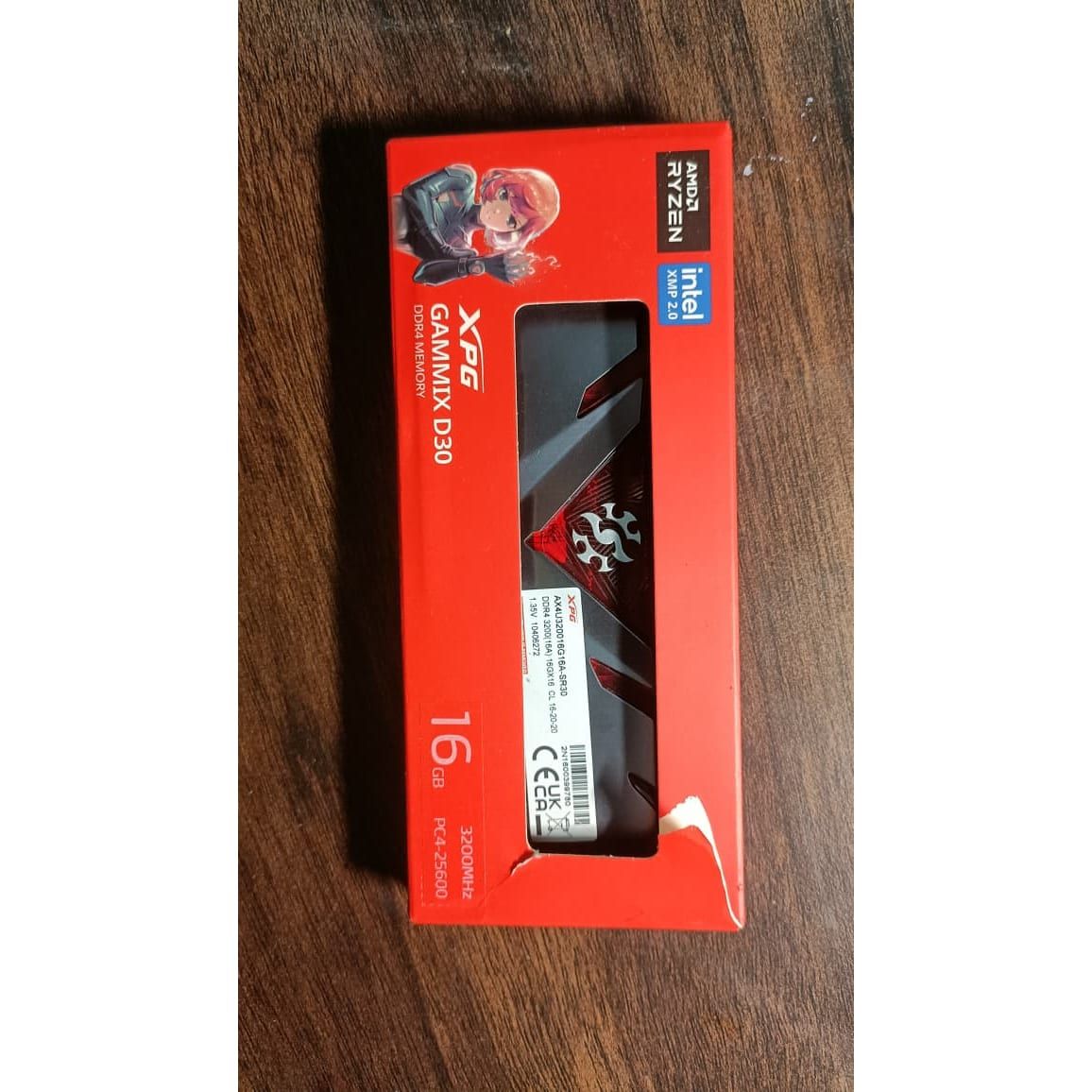 XPG ADATA GAMMIX D30 16GB DDR4 3200MHZ Used RAM