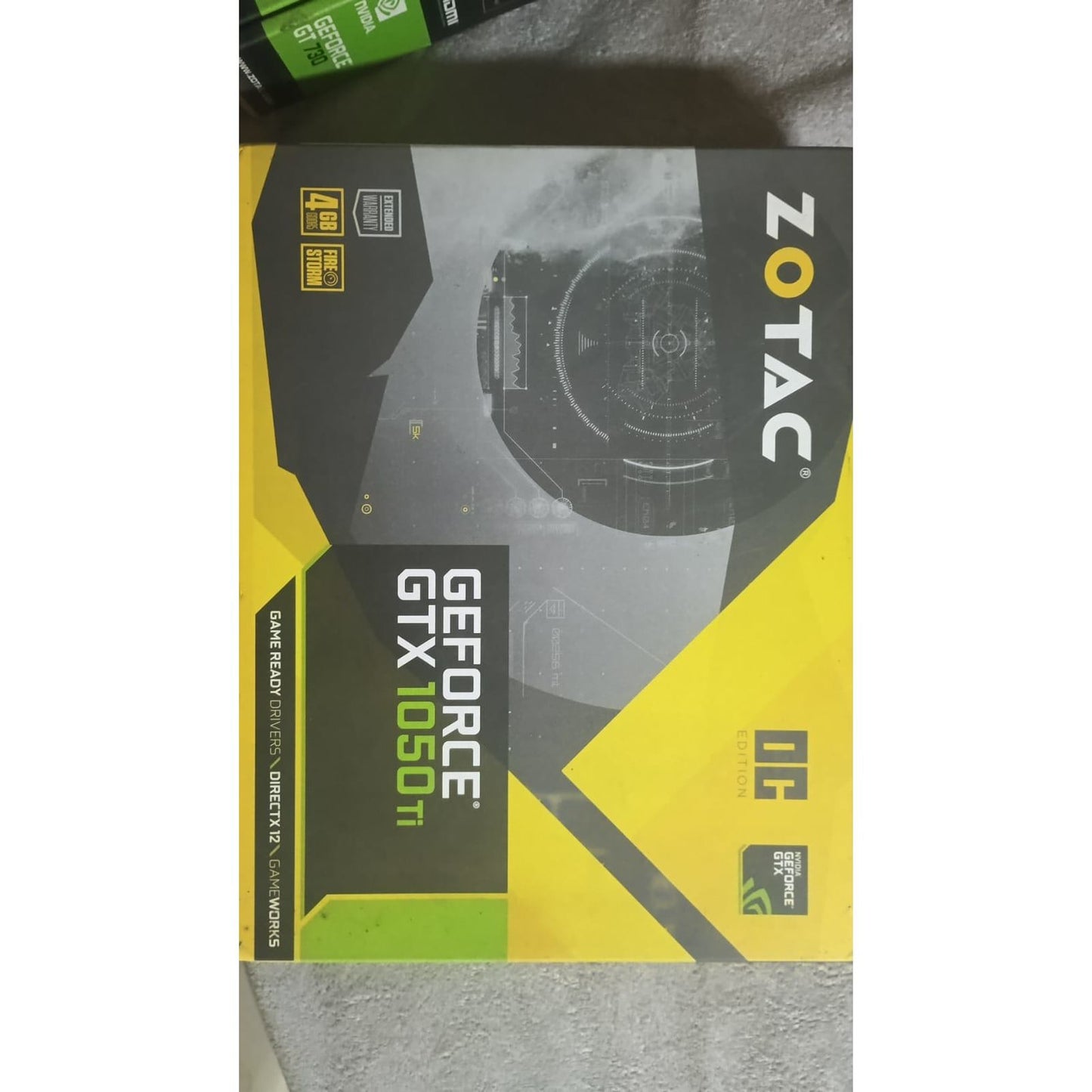 ZOTAC GeForce GTX 1050 Ti OC Edition 4GB Used GPU