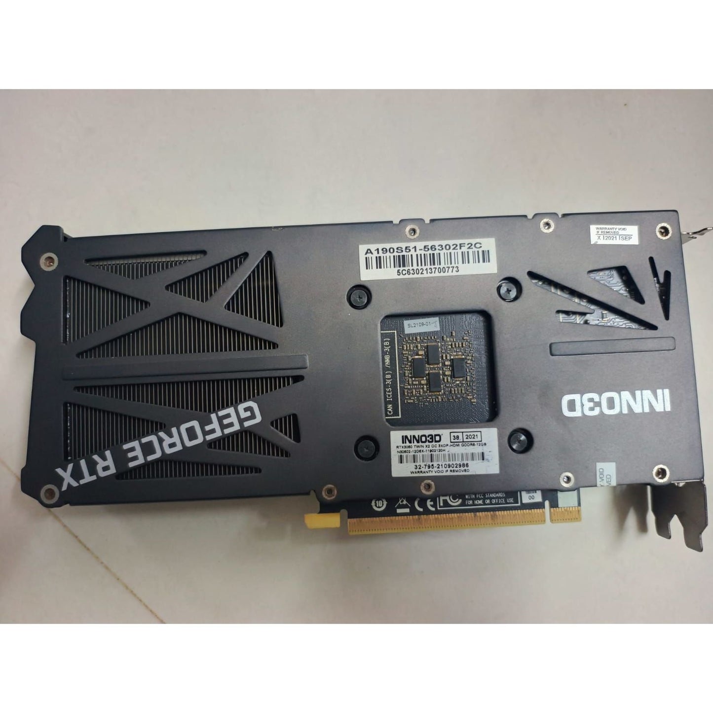 Inno3D RTX 3060 Twin X2 12 GB GDDR6 Used GPU - Computify.in