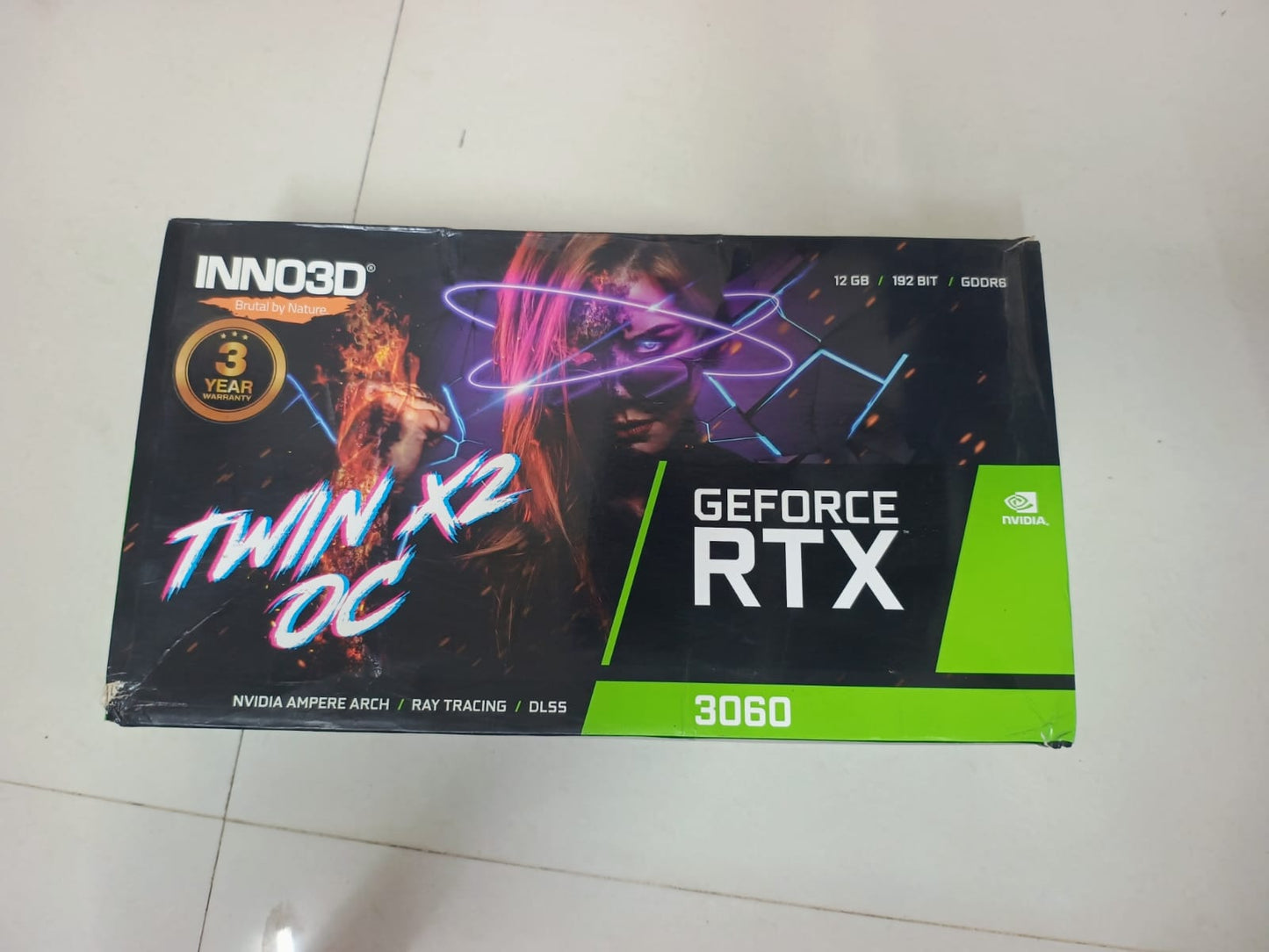 Inno3D RTX 3060 Twin X2 12 GB GDDR6 Used GPU